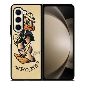SAILOR JERRY DUCK TATTOO Samsung Galaxy Z Fold 5 Case Cover