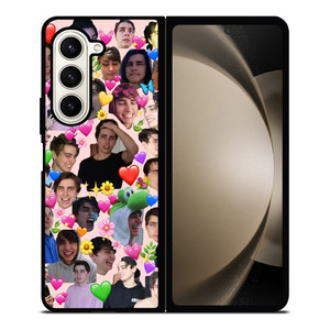 SAM AND COLBY COLLAGE Samsung Galaxy Z Fold 5 Case Cover