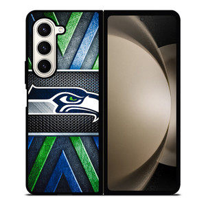 SEATTLE SEAHAWKS METAL LOGO Samsung Galaxy Z Fold 5 Case Cover