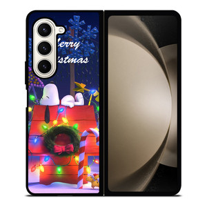 SNOOPY MERRY CHRISTMAS Samsung Galaxy Z Fold 5 Case Cover