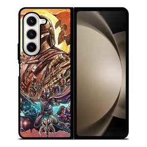 STAR WARS MANDALORIAN COLLAGE Samsung Galaxy Z Fold 5 Case Cover