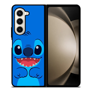 STITCH BLUE CARTOON CHARACTER Samsung Galaxy Z Fold 5 Case Cover STITCH BLUE CARTOON CHARACTER Samsung Galaxy Z Fold 5 Case Cover
