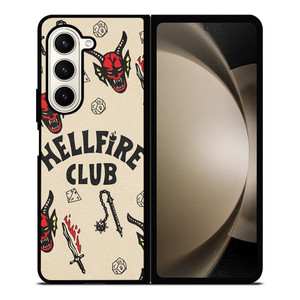 STRANGER THINGS HELLFIRE CLUB Samsung Galaxy Z Fold 5 Case Cover STRANGER THINGS HELLFIRE CLUB Samsung Galaxy Z Fold 5 Case Cover