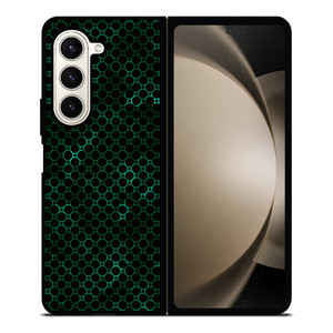 STYLISH HEXAGONAL GREEN PATTERN Samsung Galaxy Z Fold 5 Case Cover