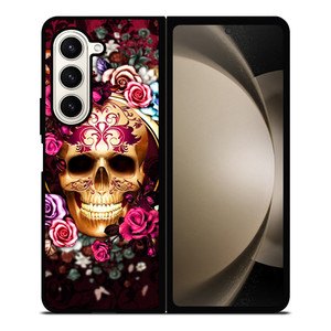 SUGAR SKULL FLOWER 2 Samsung Galaxy Z Fold 5 Case Cover