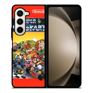 SUPER MARIO KART BROSS GAMES NINTENDO POSTER Samsung Galaxy Z Fold 5 Case Cover