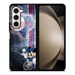 TEXAS RANGERS MICKEY MOUSE BASEBALL CLUB Samsung Galaxy Z Fold 5 Case Cover