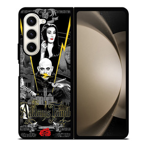 THE ADDAMS FAMILY POSTER Samsung Galaxy Z Fold 5 Case Cover