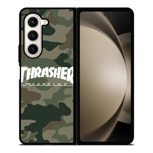 THRASHER SKATEBOARD MAGAZINE CAMO Samsung Galaxy Z Fold 5 Case Cover THRASHER SKATEBOARD MAGAZINE CAMO Samsung Galaxy Z Fold 5 Case Cover
