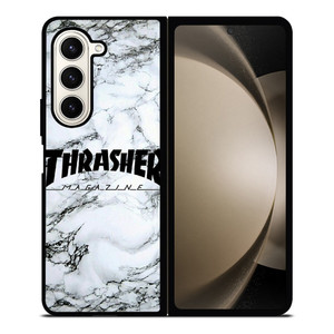 THRASHER SKATEBOARD MAGAZINE MARBLE Samsung Galaxy Z Fold 5 Case Cover