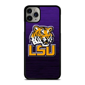 LSU TIGERS  WOODEN LOGO iPhone 11 Pro Max Case Cover