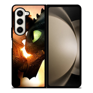 TOOTHLESS AND HICCUP TRAIN YOUR DRAGON Samsung Galaxy Z Fold 5 Case Cover