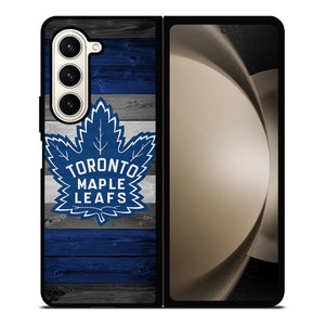TORONTO MAPLE LEAFS WOODEN LOGO Samsung Galaxy Z Fold 5 Case Cover