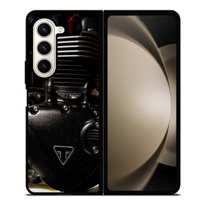 TRIUMPH MOTORCYCLE ENGINE Samsung Galaxy Z Fold 5 Case Cover