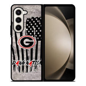 UNIVERSITY OF GEORGIA BULLDOGSWOODEN LOGO Samsung Galaxy Z Fold 5 Case Cover UNIVERSITY OF GEORGIA BULLDOGSWOODEN LOGO Samsung Galaxy Z Fold 5 Case Cover