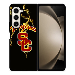 USC TROJANS LOGO NFL Samsung Galaxy Z Fold 5 Case Cover USC TROJANS LOGO NFL Samsung Galaxy Z Fold 5 Case Cover