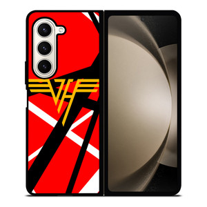VAN HALLEN RED ABSTRACT LOGO Samsung Galaxy Z Fold 5 Case Cover
