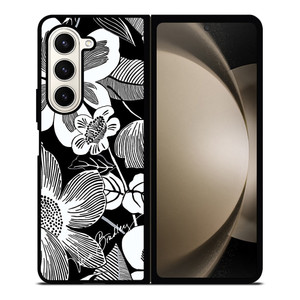 VERA BRADLEY WHITE BLOOMS Samsung Galaxy Z Fold 5 Case Cover