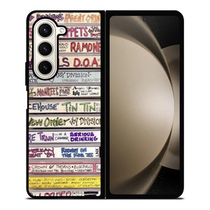VINTAGE CASETTE COLLAGE 2 Samsung Galaxy Z Fold 5 Case Cover VINTAGE CASETTE COLLAGE 2 Samsung Galaxy Z Fold 5 Case Cover