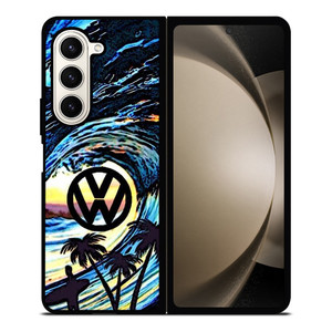 VOLKSWAGEN VW LOGO OCEAN Samsung Galaxy Z Fold 5 Case Cover VOLKSWAGEN VW LOGO OCEAN Samsung Galaxy Z Fold 5 Case Cover
