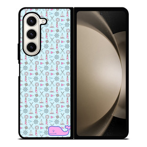 WHALE KATE SPADE PATTERN Samsung Galaxy Z Fold 5 Case Cover