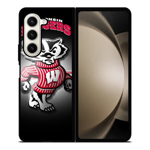 WISCONSIN BADGER FOOTBALL LOGO Samsung Galaxy Z Fold 5 Case Cover