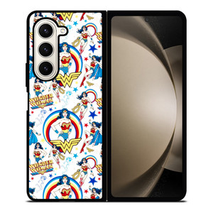 WONDER WOMAN COLLAGE Samsung Galaxy Z Fold 5 Case Cover WONDER WOMAN COLLAGE Samsung Galaxy Z Fold 5 Case Cover