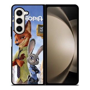 ZOOTOPIA NICK AND JUDY DISNEY Samsung Galaxy Z Fold 5 Case Cover