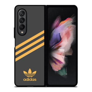 ADIDAS ORIGINALS STRIPES BLACK ORANGE Samsung Galaxy Z Fold 3 Case Cover ADIDAS ORIGINALS STRIPES BLACK ORANGE Samsung Galaxy Z Fold 3 Case Cover
