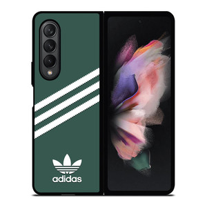 ADIDAS ORIGINALS STRIPES GREEN Samsung Galaxy Z Fold 3 Case Cover