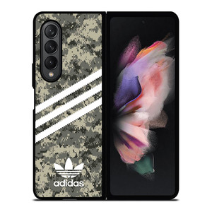 ADIDAS ORIGINALS STRIPES GREY CAMO Samsung Galaxy Z Fold 3 Case Cover ADIDAS ORIGINALS STRIPES GREY CAMO Samsung Galaxy Z Fold 3 Case Cover
