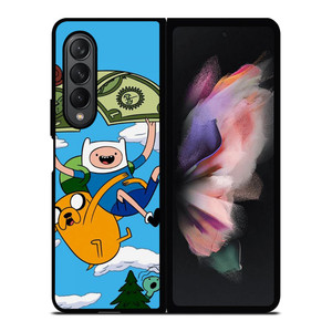 ADVENTURE TIME FINN AND JAKE MONEY Samsung Galaxy Z Fold 3 Case Cover