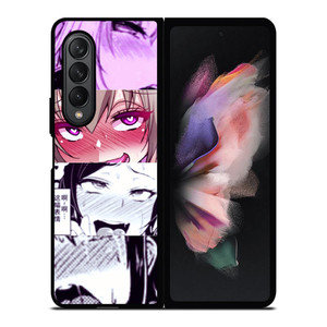 AHEGAO FACE ANIME Samsung Galaxy Z Fold 3 Case Cover