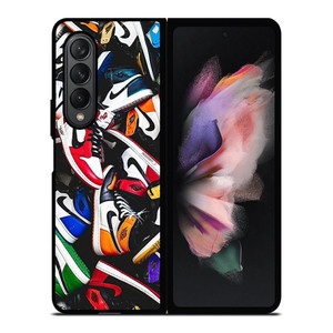 AIR JORDAN NIKE SNEAKERS Samsung Galaxy Z Fold 3 Case Cover AIR JORDAN NIKE SNEAKERS Samsung Galaxy Z Fold 3 Case Cover