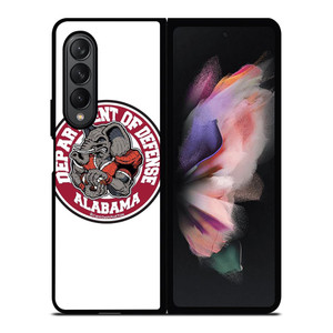 ALABAMA CRIMSON TIDE BAMA LOGO DEFENCE DEPARTMENT Samsung Galaxy Z Fold 3 Case Cover
