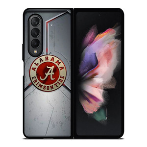 ALABAMA CRIMSON TIDE METAL LOGO Samsung Galaxy Z Fold 3 Case Cover