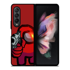 AMONG US IMPOSTOR RED Samsung Galaxy Z Fold 3 Case Cover