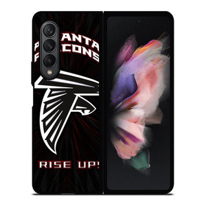ATLANTA FALCONS RISE UP LOGO Samsung Galaxy Z Fold 3 Case Cover