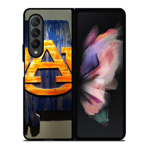AUBURN TIGERS WOODEN ICON Samsung Galaxy Z Fold 3 Case Cover AUBURN TIGERS WOODEN ICON Samsung Galaxy Z Fold 3 Case Cover