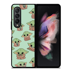 BABY YODA STAR WARS CARTOON Samsung Galaxy Z Fold 3 Case Cover