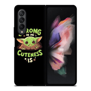 BABY YODA STAR WARS STRONG CUTENESS Samsung Galaxy Z Fold 3 Case Cover BABY YODA STAR WARS STRONG CUTENESS Samsung Galaxy Z Fold 3 Case Cover