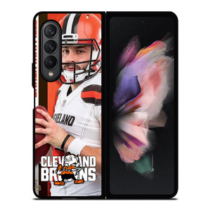 BAKER MAYFIELD CLEVELAND BROWNS NFL 2 Samsung Galaxy Z Fold 3 Case Cover