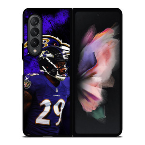 BALTIMORE RAVENS MARLON HUMPHREY 29 NFL Samsung Galaxy Z Fold 3 Case Cover BALTIMORE RAVENS MARLON HUMPHREY 29 NFL Samsung Galaxy Z Fold 3 Case Cover