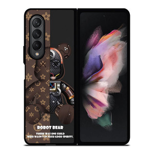 BEAR BRICK KAWS ROBOT BROWN Samsung Galaxy Z Fold 3 Case Cover