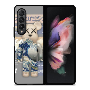 BEARBRICK ROBOT STYLE KAWS Samsung Galaxy Z Fold 3 Case Cover BEARBRICK ROBOT STYLE KAWS Samsung Galaxy Z Fold 3 Case Cover