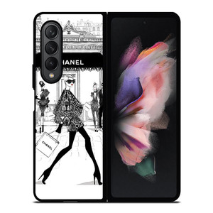 BEAUTY FASHION MEGAN HESS CLIPART Samsung Galaxy Z Fold 3 Case Cover