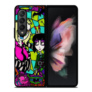 BEETLEJUICE TIM BURTON CARTOON GLASS Samsung Galaxy Z Fold 3 Case Cover