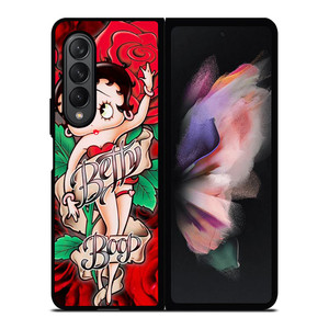 BETTY BOOP FLORAL Samsung Galaxy Z Fold 3 Case Cover BETTY BOOP FLORAL Samsung Galaxy Z Fold 3 Case Cover