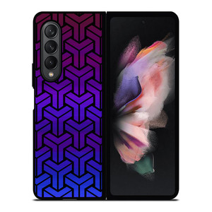 BLACK MAMBA PURPLE PATTERN Samsung Galaxy Z Fold 3 Case Cover BLACK MAMBA PURPLE PATTERN Samsung Galaxy Z Fold 3 Case Cover