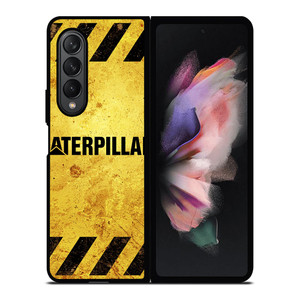CATERPILLAR CAT ICON STRIPE Samsung Galaxy Z Fold 3 Case Cover CATERPILLAR CAT ICON STRIPE Samsung Galaxy Z Fold 3 Case Cover